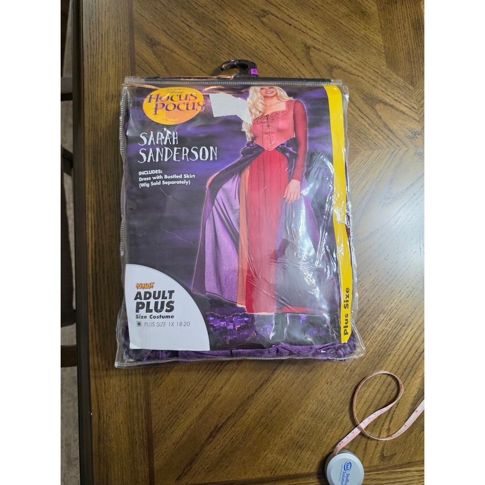 Spirit Halloween Hocus Pocus Sarah Sanderson Costume Plus Size 1X 18-20 Disney